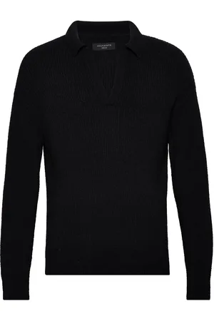 AllSaints Kanyon Ls Polo Black