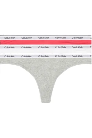 Calvin Klein Thong 3Pk Grey