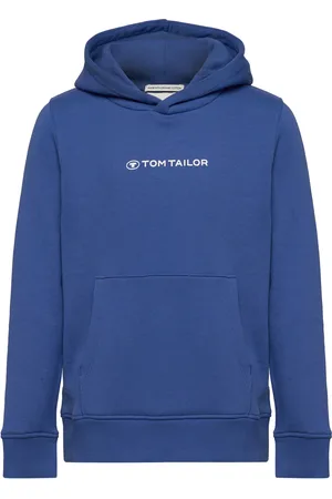 TOM TAILOR Printed Hoody Blue