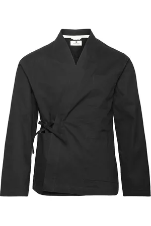 Anerkjendt Akjesper Kimono Overshirt Black