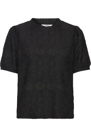 Object Objfeodora S/S Top Noos Black