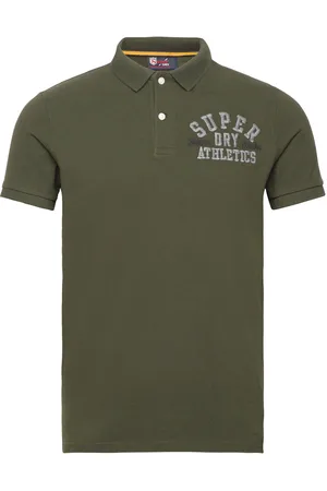 Superdry Applique Classic Fit Polo Khaki