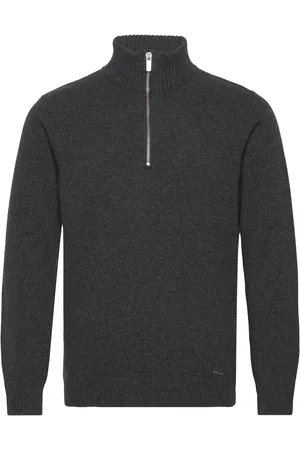 Holzweiler M. Lambswool Half Zip Turtle Grey