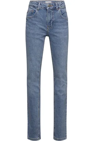 MANGO Cotton Skinny Jeans Blue