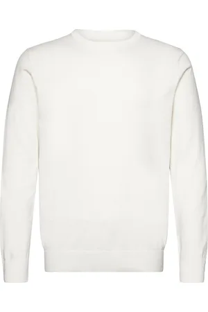 Lindbergh Knitted O-Neck Sweater White