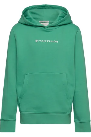 TOM TAILOR Printed Hoody Green