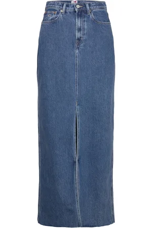 Tommy Hilfiger Claire Hgh Maxi Skirt Cg4139 Blue