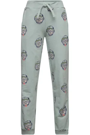 Minymo Pants Aop Sweat Green