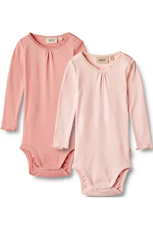 WHEAT 2 Rib Body L/S Lotta Pink