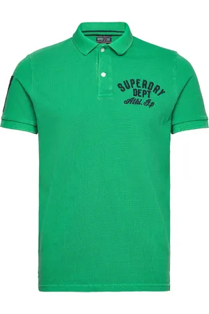 Superdry Applique Classic Fit Polo Green