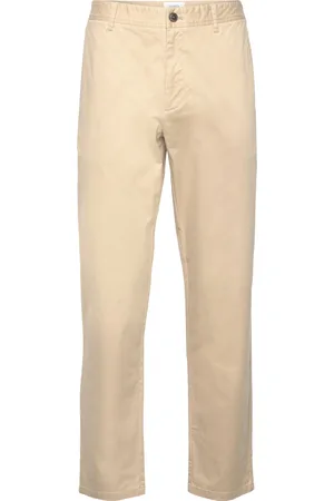 Les Deux Jared Twill Chino Pants Beige