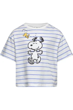 MANGO Snoopy Printed T-Shirt Patterned