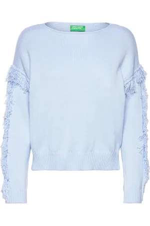 Benetton Boat-Neck Sweat.l/S Blue