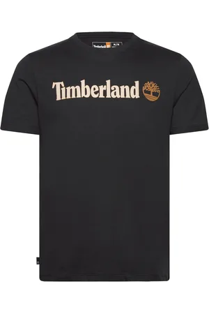 Timberland Linear Logo Short Sleeve Tee Black