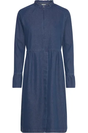 Mads Norgaard Soft Denim Dupina Dress Blue