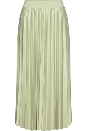 VILA Vinitban Midi Skirt - Noos Green
