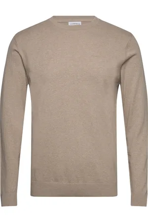 Lindbergh Knitted O-Neck Sweater Beige