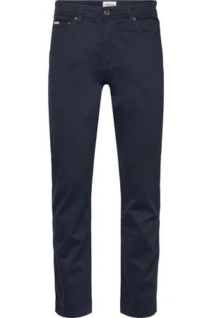 Lindbergh Twill Superflex 5 Pocket Pants Navy