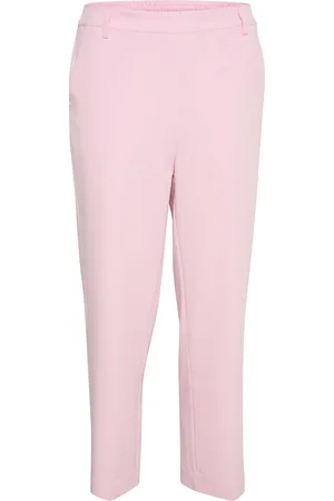 Kaffe Kasakura Hw Cropped Pants Pink