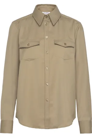Filippa K Twill Shirt Khaki