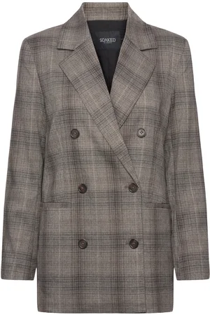 Soaked in Luxury Slstorie Nadia Blazer Grey