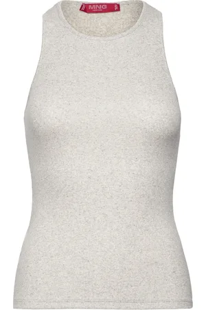 MANGO Houndstooth Suit Waistcoat Grey