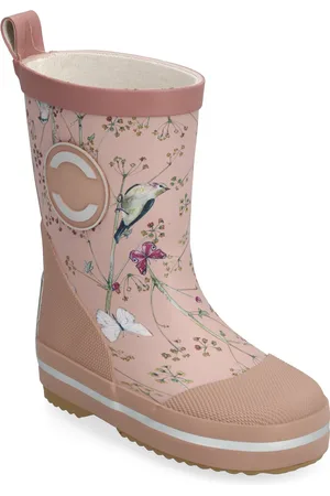 Mikk-Line Printed Wellies Pink