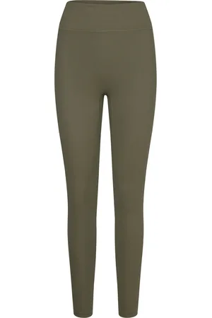 Björn Borg Studio Highwaist Rib Tights Khaki