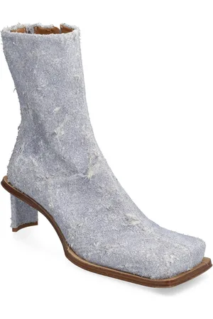 Miista Brenda Denim Ankle Boots Blue