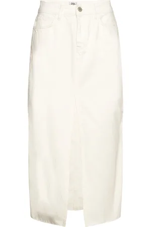 Twist & tango Gemma Rigid Denim Skirt White