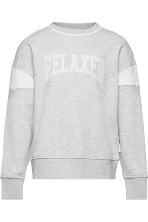TOM TAILOR Over Printed Sweatshirt Grey