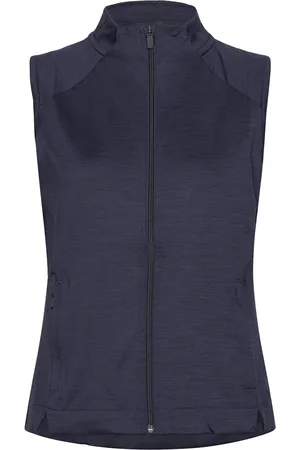 PUMA W Cloudspun Heather Full Zip Vest Navy