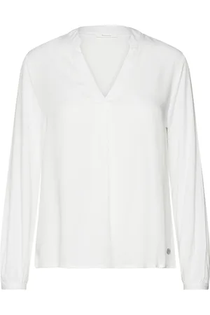 Tamaris Cisna V- Neck Blouse White