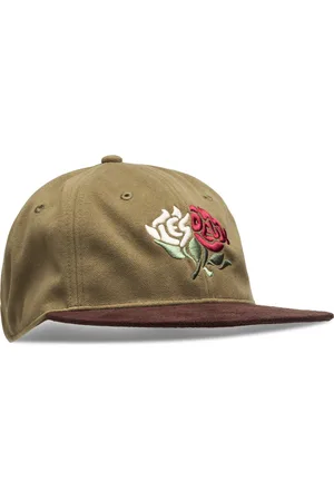 Les Deux Felipe Brushed Suede Cap Green