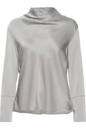 Ahlvar Gallery Ayumi Silk Blouse Silver