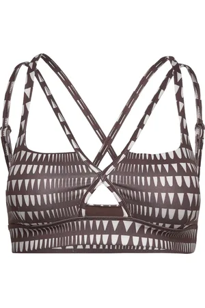 PUMA Lemlem Low Impact Bra Brown