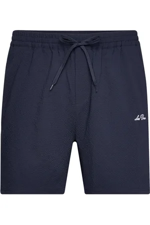 Les Deux Stan Seersucker Swim Shorts 2.0 Navy