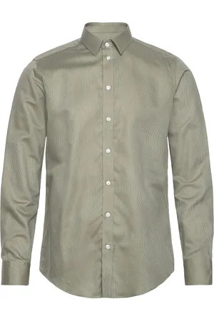 BOSWEEL SHIRTS EST. 1937 Slim Fit Mens Shirt Green