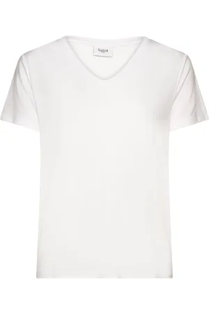 Saint Tropez Adeliasz V-N T-Shirt White