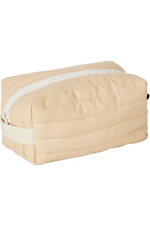 Fabelab Quilted Toiletry Bag - Wheat Coral