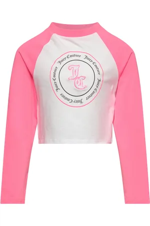 Juicy Couture Raglan Colour Block Ls Tee Pink