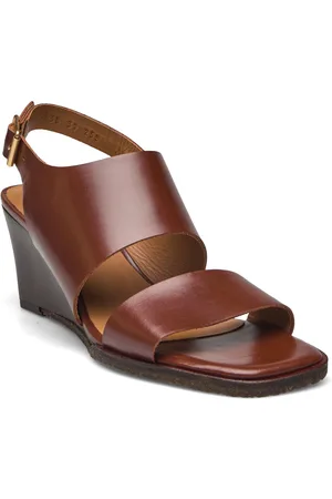 ANGULUS Sandals - Block Heels Brown
