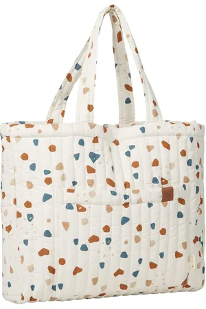 Fabelab Quilted Tote Bag - Terrazzo White