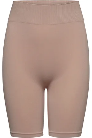 LMTD Nlfhaley Seamless Shorts Noos Beige