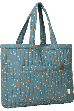 Fabelab Quilted Tote Bag - Cobblest Blue