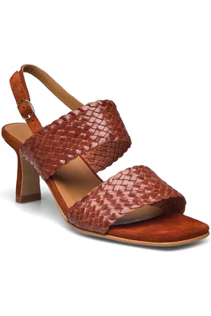 ANGULUS Sandals - Block Heels Brown