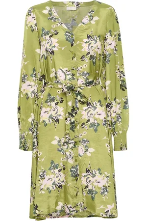 Kaffe Kapollie Short Dress Printed Green