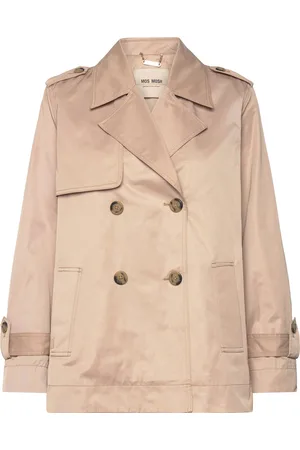 Mos Mosh Mmsilma Short Trenchcoat Beige