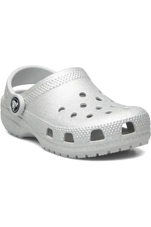Crocs Classic Glitter Clog K Silver