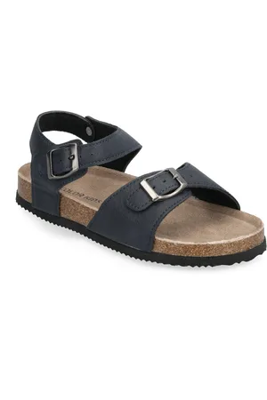 Color Kids Sandals Velcro Straps Black